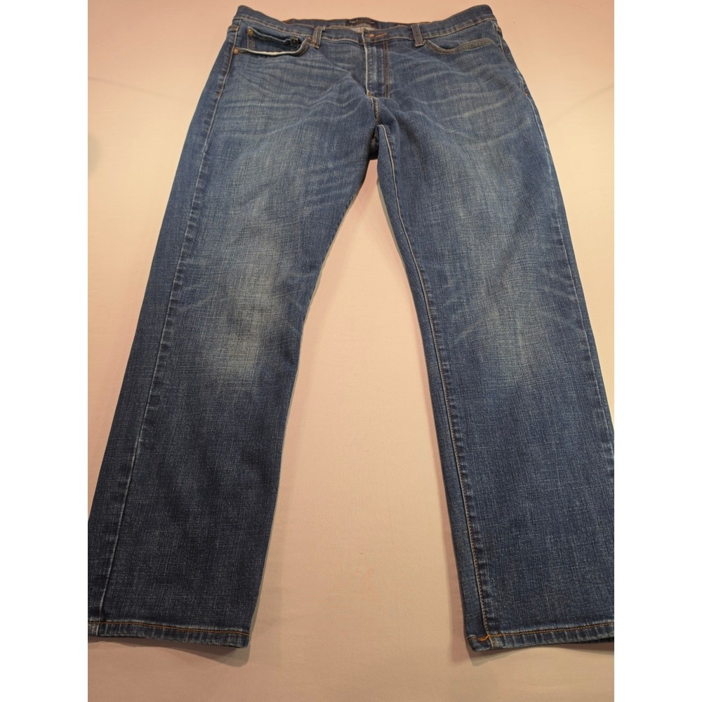 Lucky Brand 410 Athletic Slim Mens Jeans 38x30 Medium Wash Blue Denim 7MD10183